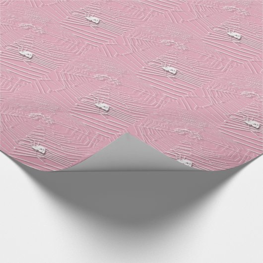 Papier Cadeau Cobwebs et araignées blanches (Coin)
