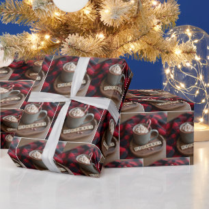 Papier Cadeau Coca chaud de Noël avec Sucre de canne