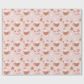 Papier Cadeau Coca-Cola de Noël et pain d'épice Cookies (Plat)