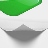 Papier Cadeau Coche verte dans la case - Emoji (Coin)