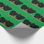 Papier Cadeau Cochins Black Bantam Paire (Coin)