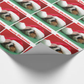 Papier Cadeau Cochon de Guinée de Noël dans papier d'enveloppeme (Coin)