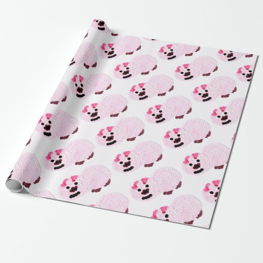 Papier Cadeau Cochon rose (Déroulé)