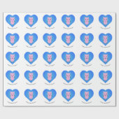 Papier Cadeau Cochons et baisers (Plat)