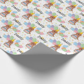 Papier Cadeau Cockapoo rouge Cavapoo Chien Anniversaire (Coin)