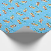 Papier Cadeau Cocker heureux de Howliday (Coin)