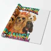 Papier Cadeau Cocker Spaniel (Déroulé)