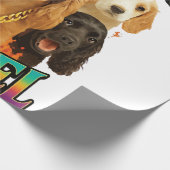 Papier Cadeau Cocker Spaniel (Coin)