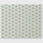Papier Cadeau Cocker Spaniel Buff Peinture - Art Chien original (Plat)