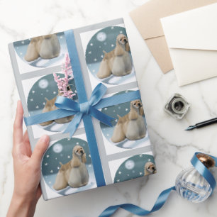Papier Cadeau Cocker Spaniel Cadeaux de Noël