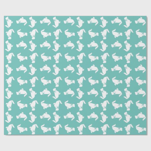 Papier Cadeau Cocker Spaniel Chien Chien Puppy (Plat)