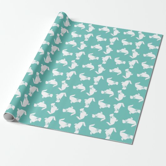 Papier Cadeau Cocker Spaniel Chien Chien Puppy (Déroulé)