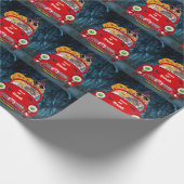 Papier Cadeau Cocker Spaniel Chien Conduite voiture effrayant Ha (Coin)