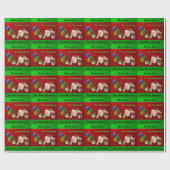 Papier Cadeau Cocker Spaniel Christmas (Plat)