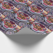 Papier Cadeau Cocker Spaniel Dog Valentine's Day  (Coin)