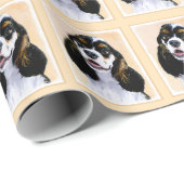 Papier Cadeau Cocker Spaniel (Parti) Peinture - Art Chien origin (Coin rond)
