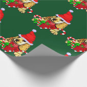 Papier Cadeau Cocker Spaniel Puppy Noël (Coin)