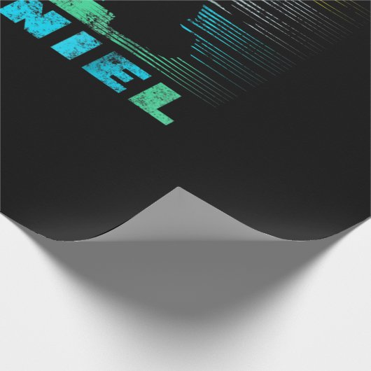 Papier Cadeau Cocker Spaniel| Retro Black Cocker Spaniel (Coin)