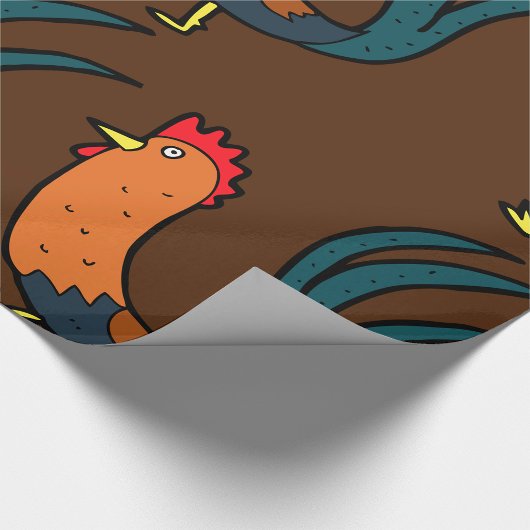 Papier Cadeau Cockerel