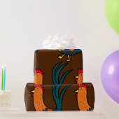 Papier Cadeau Cockerel