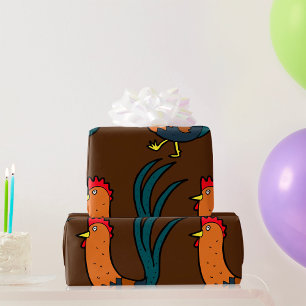 Papier Cadeau Cockerel