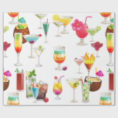 Papier Cadeau cocktail (Plat)
