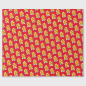 Papier Cadeau Cocktail à l'ancienne/rouge (Plat)