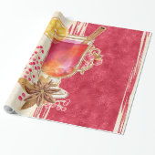 Papier Cadeau Cocktail de Noël (Déroulé)