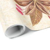 Papier Cadeau Cocktail de Noël (Coin rond)