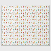 Papier Cadeau Cocktail d'été Boissons à la carte (Plat)