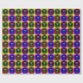 Papier Cadeau Cocktails Pop Art (Plat)