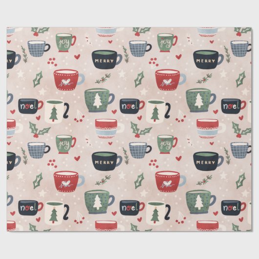 Papier Cadeau Coco chaud de vacances (Plat)