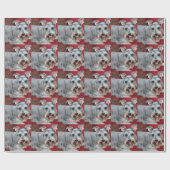 Papier Cadeau Cocos, le mini schnauzer, enveloppe de cadeau (Plat)