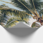 Papier Cadeau Cocotiers verts (Coin)