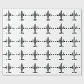 Papier Cadeau CODE BARRE AVION Motif de code-barres Jetstream De (Plat)