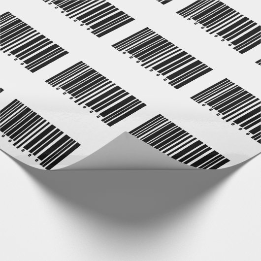 Papier Cadeau Code barres (Coin)