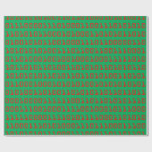 Papier Cadeau code binaire d'ordinateur Noël-orienté (Plat)