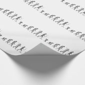 Papier Cadeau CODE DE BARRE D'ÉVOLUTION Darwin Code Barcode Moti (Coin)
