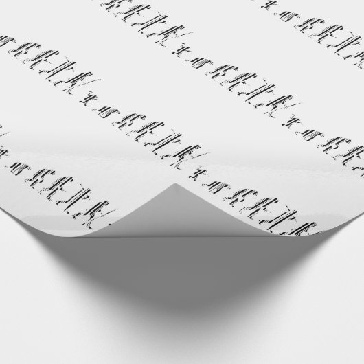 Papier Cadeau CODE DE BARRE D'ÉVOLUTION Darwin Code Barcode Moti (Coin)