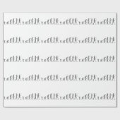Papier Cadeau CODE DE BARRE D'ÉVOLUTION Darwin Code Barcode Moti (Plat)