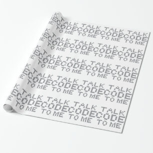 PAPIER CADEAU CODE D'ENTRETIEN À MOI