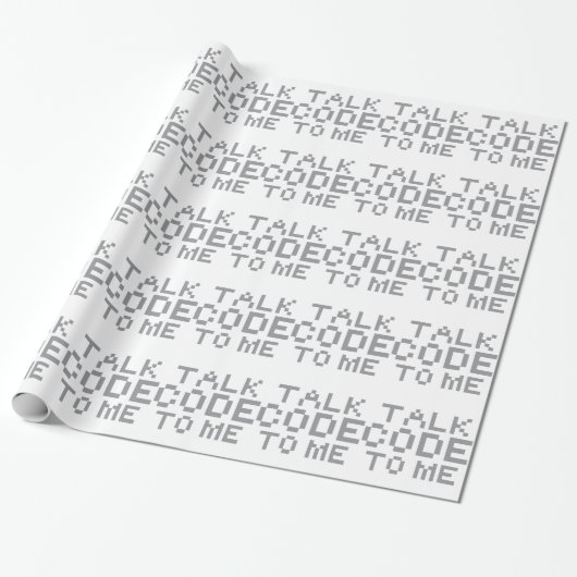 PAPIER CADEAU CODE D'ENTRETIEN À MOI (Déroulé)