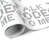 PAPIER CADEAU CODE D'ENTRETIEN À MOI (Coin rond)