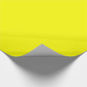 Papier Cadeau Code hexadécimal jaune néon FFFF01 (Coin)