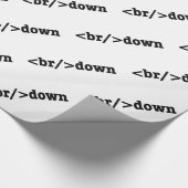Papier Cadeau code HTML (Coin)