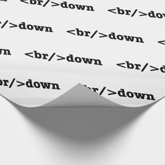 Papier Cadeau code HTML (Coin)