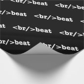 Papier Cadeau code HTML breakbeat (Coin)