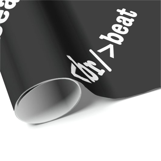 Papier Cadeau code HTML breakbeat (Coin rond)