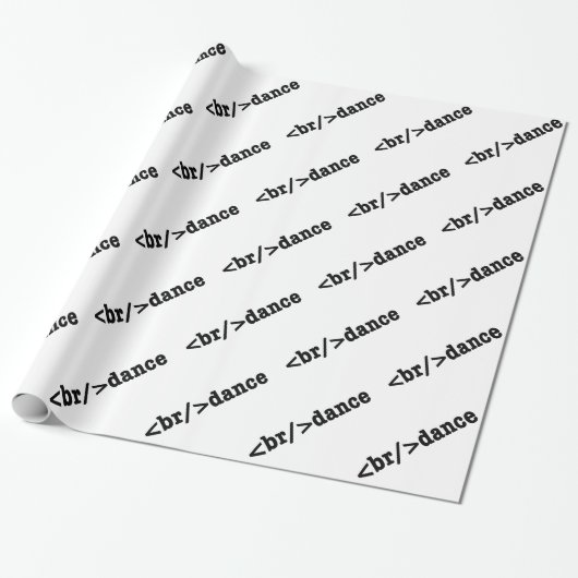 Papier Cadeau code HTML de rupture (Déroulé)