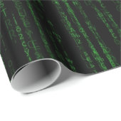 Papier Cadeau Code Matrix (Coin rond)